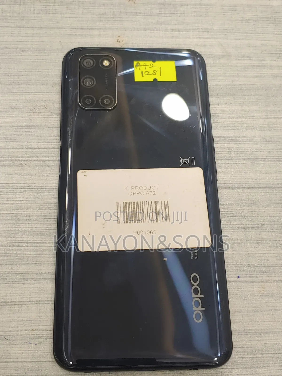 Oppo A72 128 GB Black