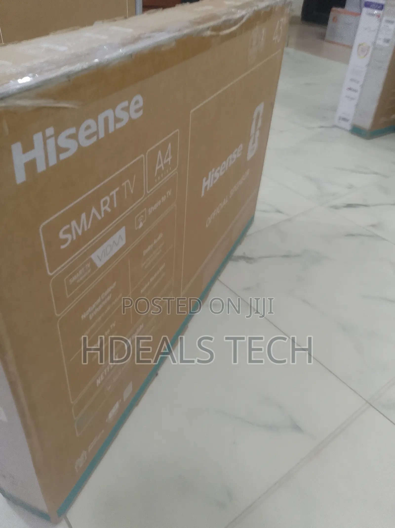 Hisense 43” Smart Tv – Elegant Space Saving