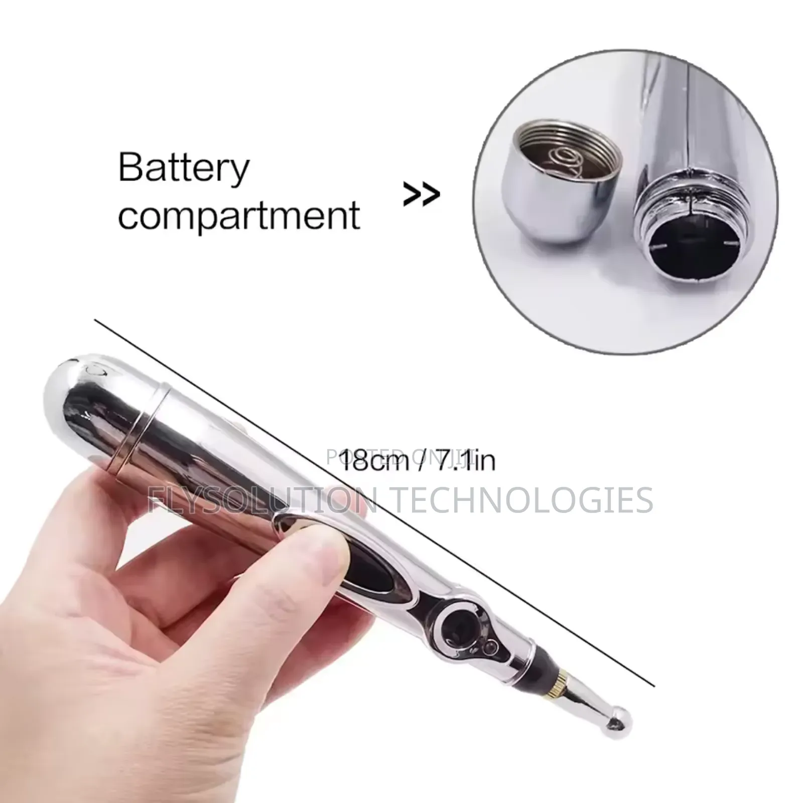 Electronic Acupuncture Electric Meridians Body Massage Pen