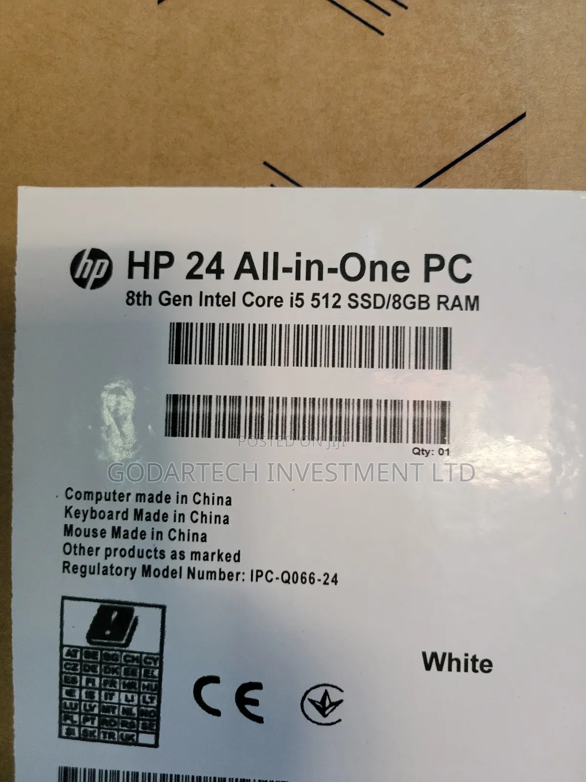 New Desktop Computer HP AiO 24 8GB Intel Core i5 SSD 512GB