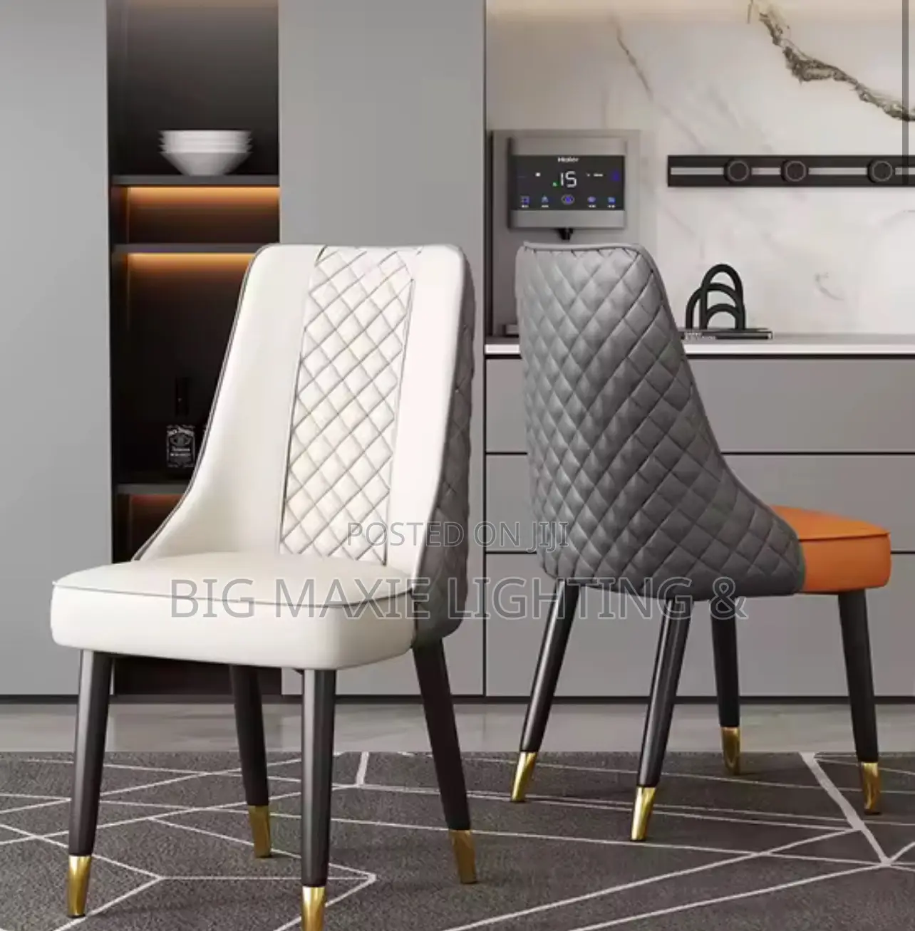 Leather Made Dinning Single Chair