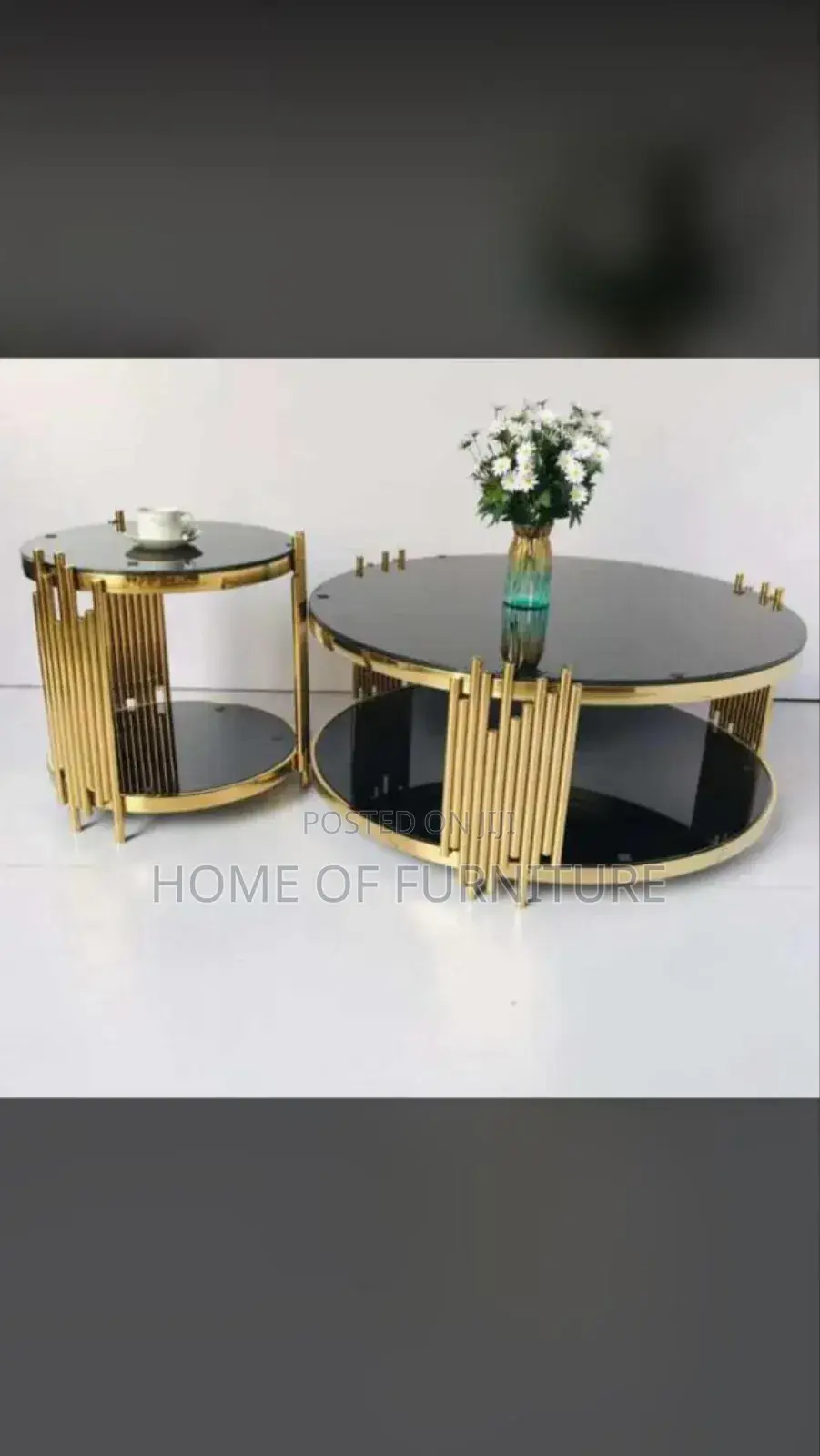Set of 2 Center Tables – Matching Nesting Tables (Imported)