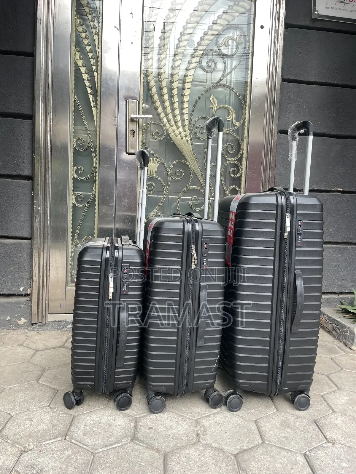 Leader Polo 3 Set Luggage (Rubber) – Stylish • Durable • Spacious