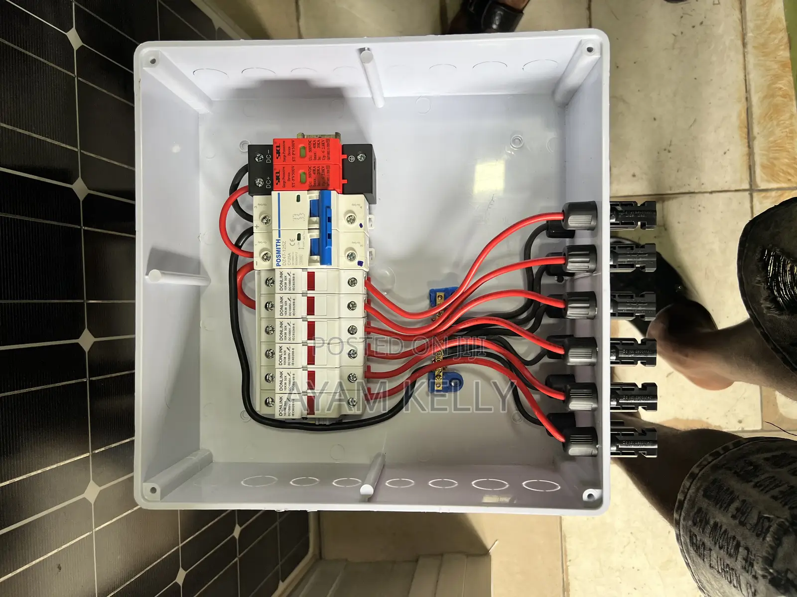6ways Pv Combiner Photovoltaic Solution