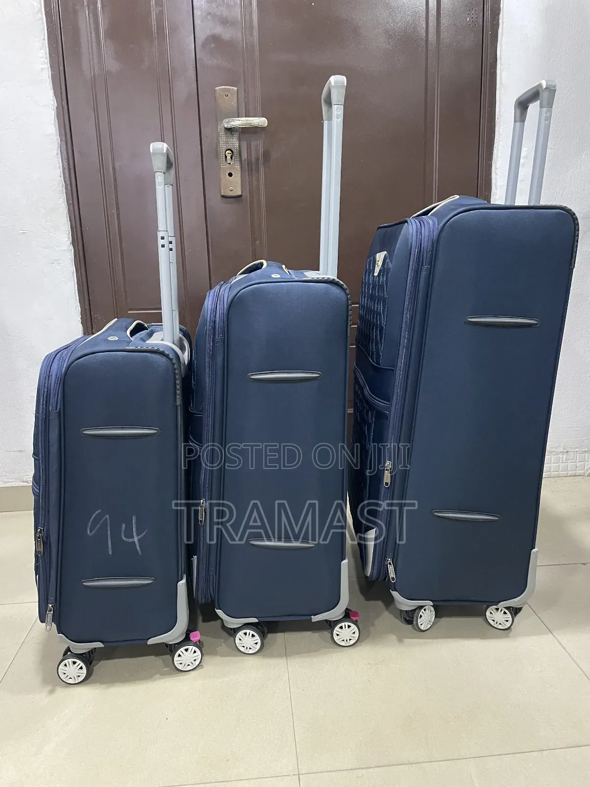 Leader Polo 3-Piece Luggage Set – 28′′, 24′′, 20′′ (Blue)