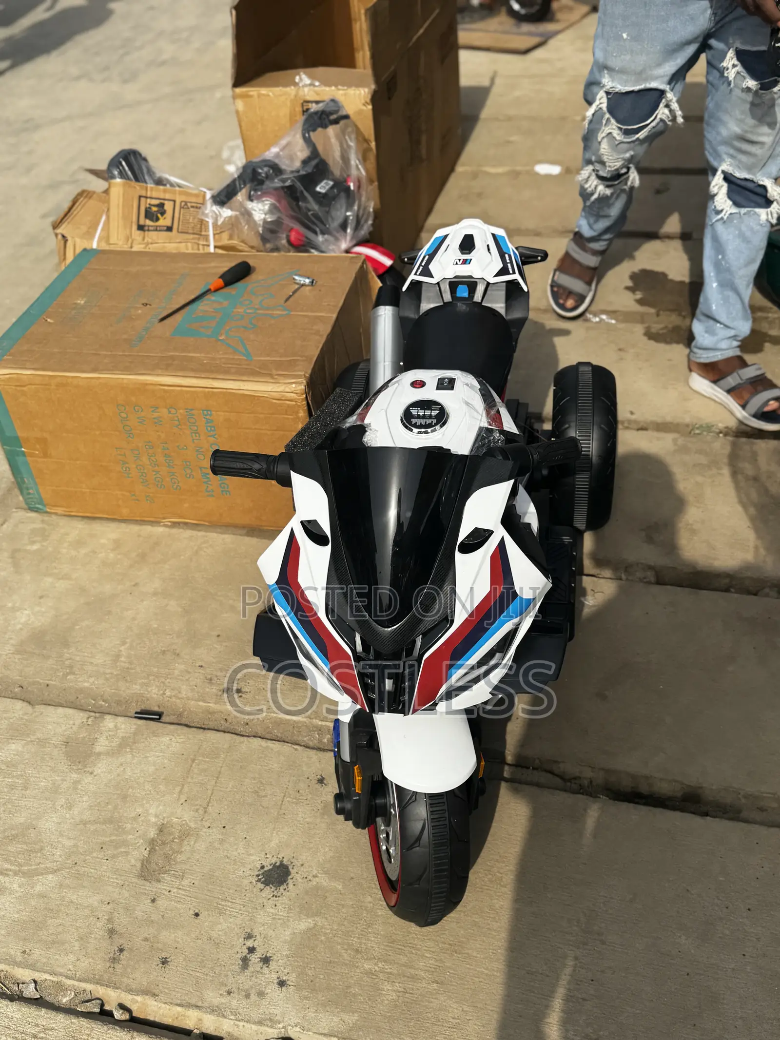 Children's Rechargeable Electric Power Bike