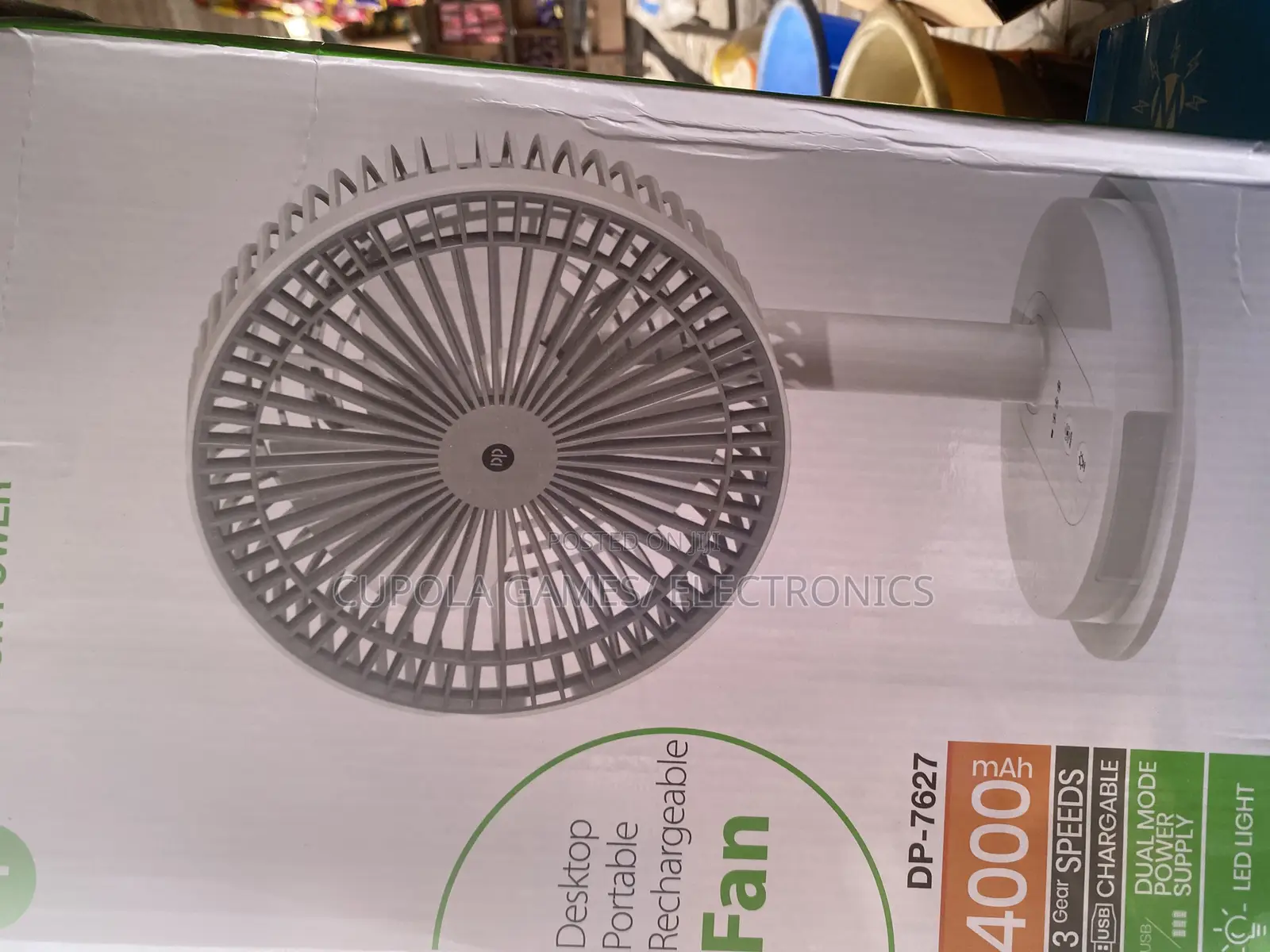 Rechargeable Table Fan