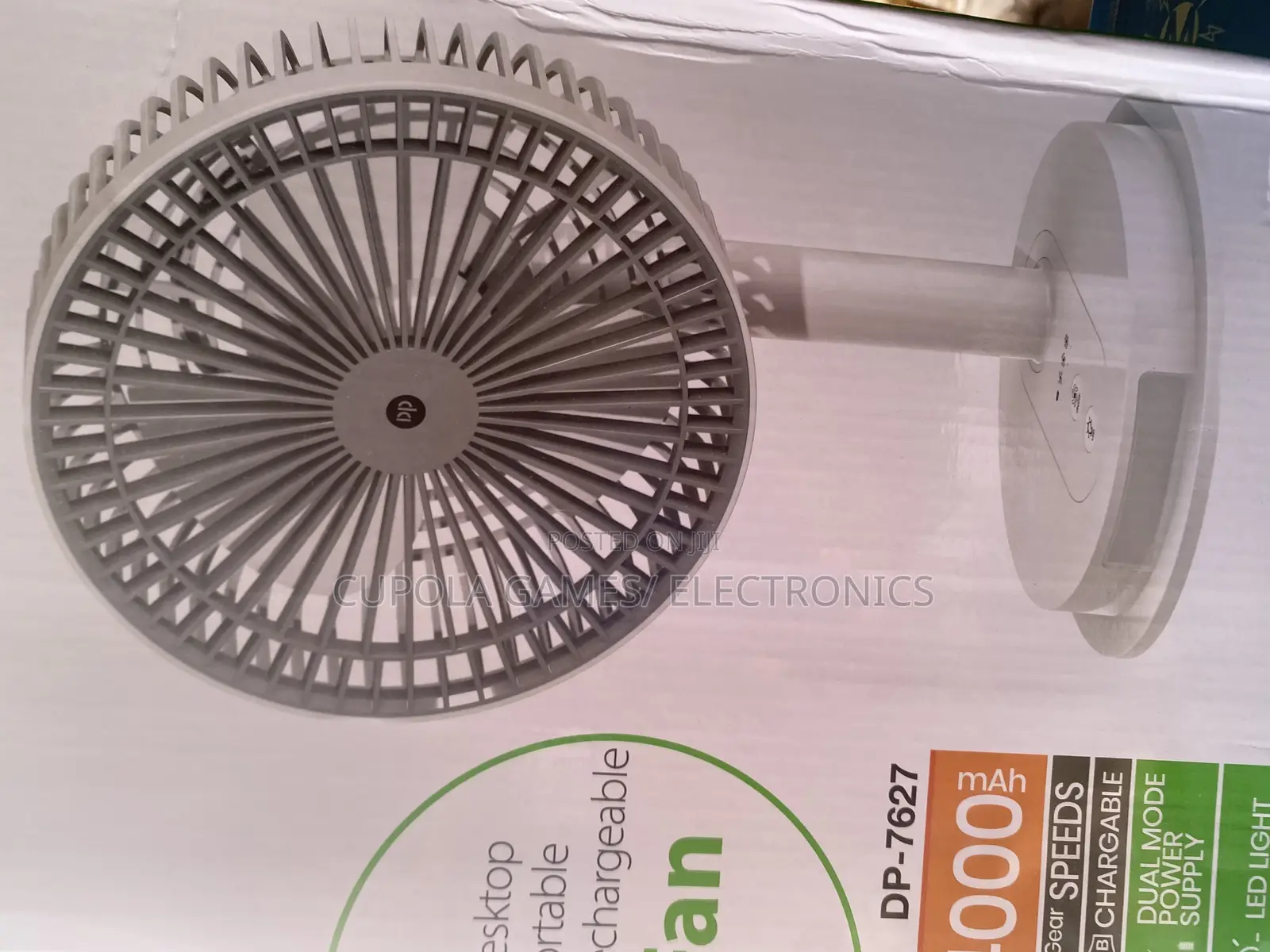 Rechargeable Table Fan