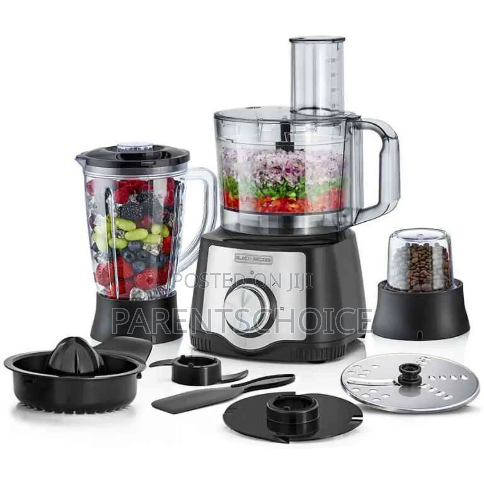 Black+Decker Food Processor, 600w, 1.5l Bowl, 29 Functions