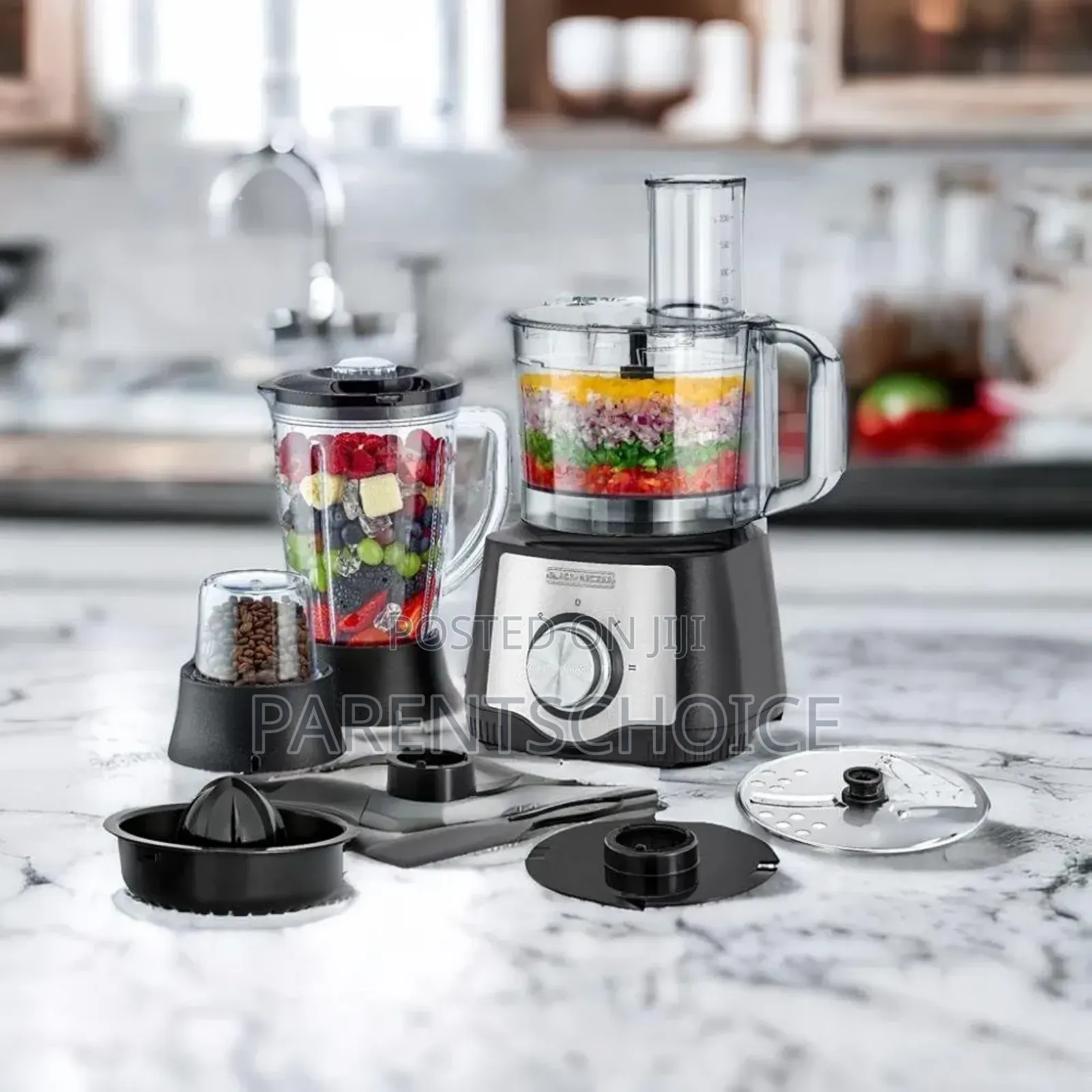 Black+Decker Food Processor, 600w, 1.5l Bowl, 29 Functions