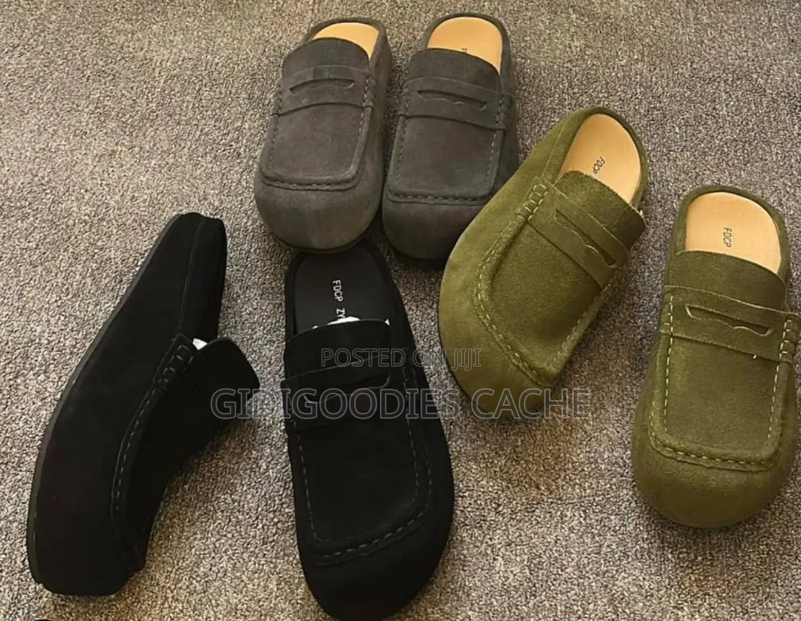FDCP Suede Mules for Men Size 40-45