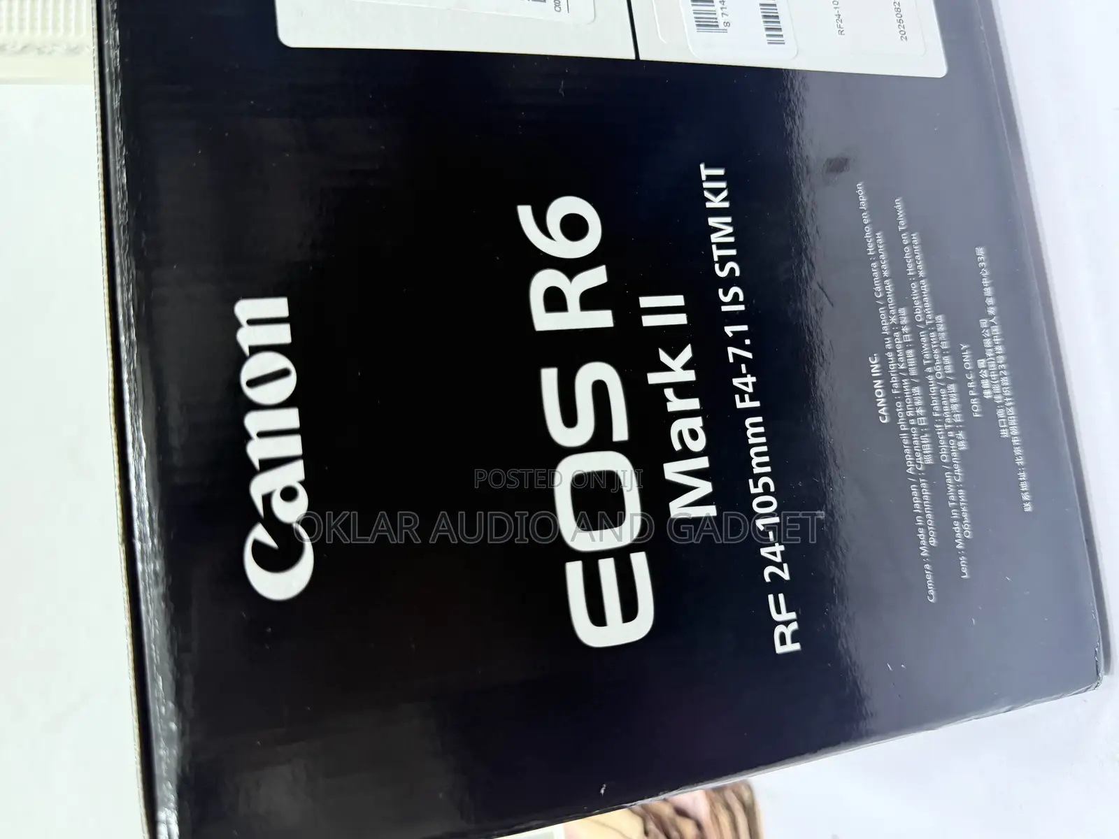 Canon Eos R6 Mark Ii Full Frame Camera With Rf 24-105mm F4 Stm Lens