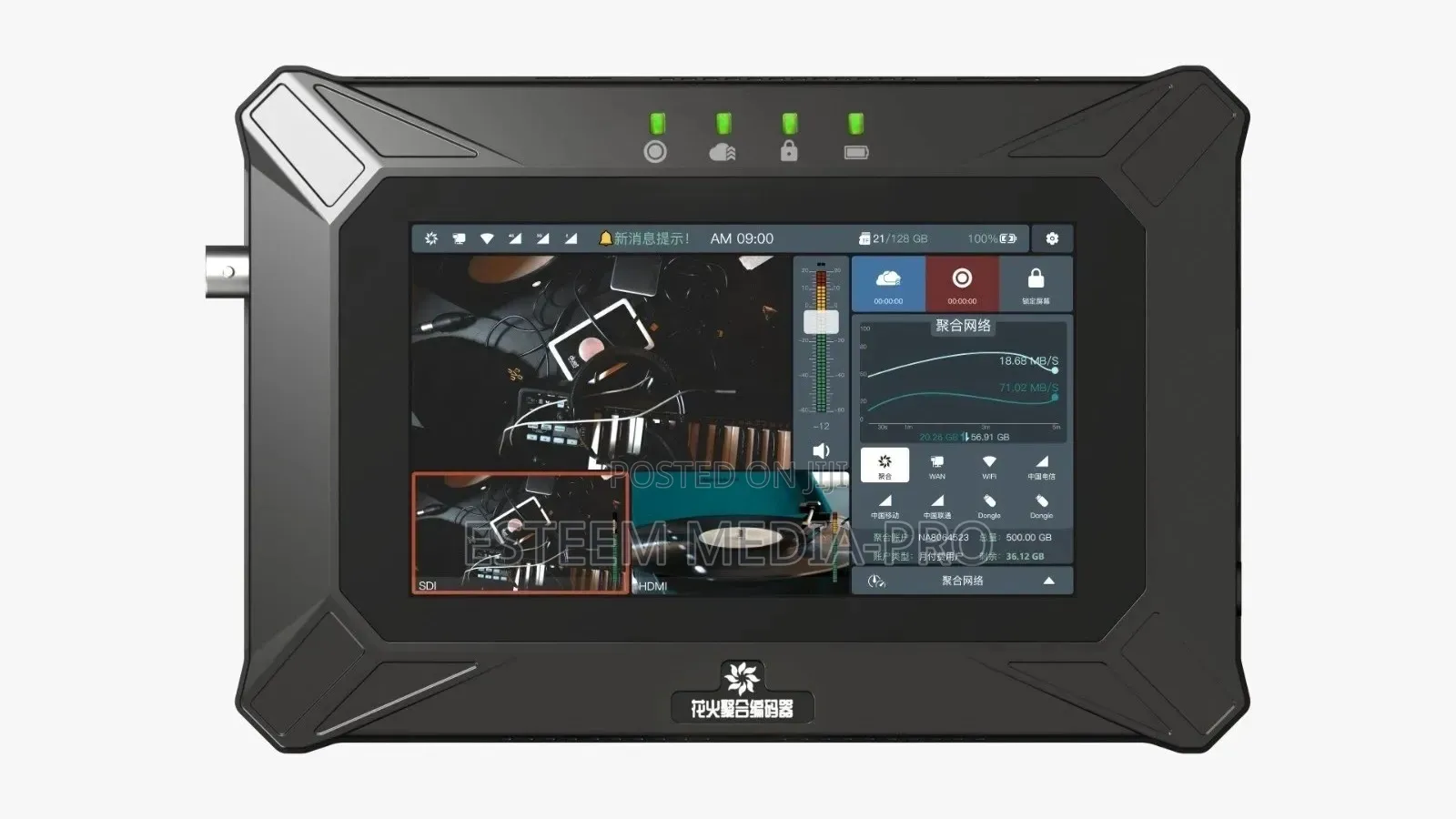 Multiple Network Dual Bonding Encoder Router for Live Video Streaming