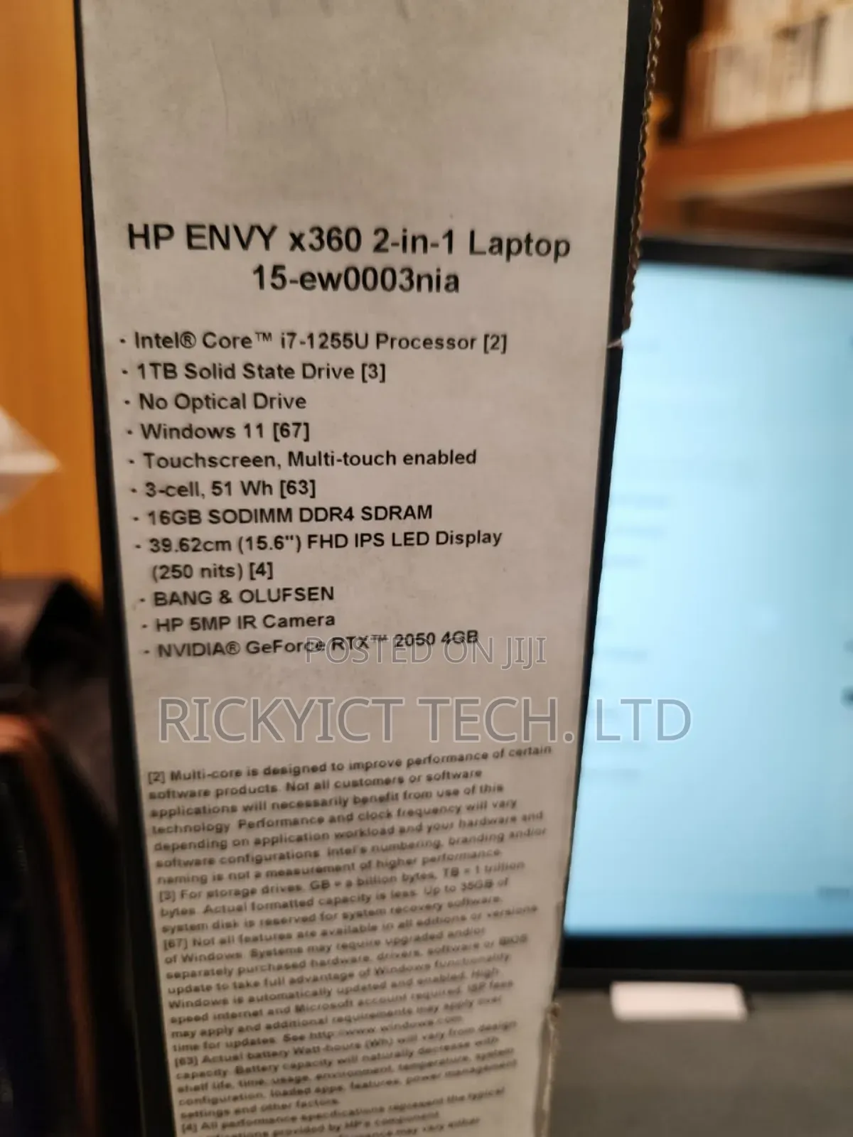 Laptop HP Envy 15 16GB Intel Core i7 SSD 1T