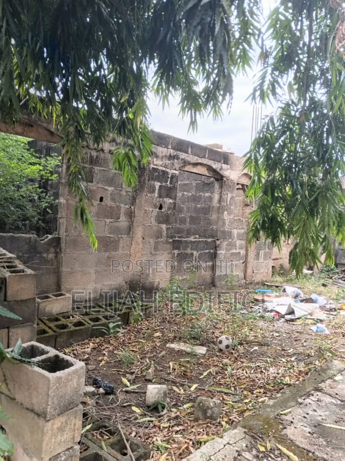 1plot Fenced 2no. Of 3bed Uncompleted at Ile Epo Ona,Oke Odo Abule Egba