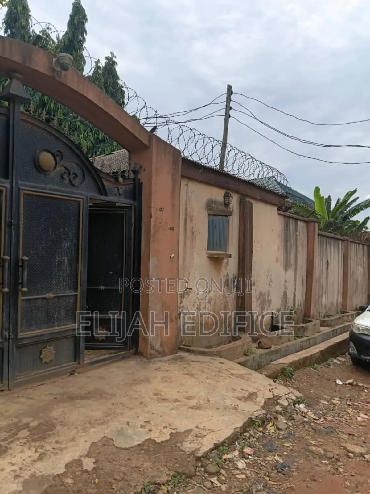 1plot Fenced 2no. Of 3bed Uncompleted at Ile Epo Ona,Oke Odo Abule Egba