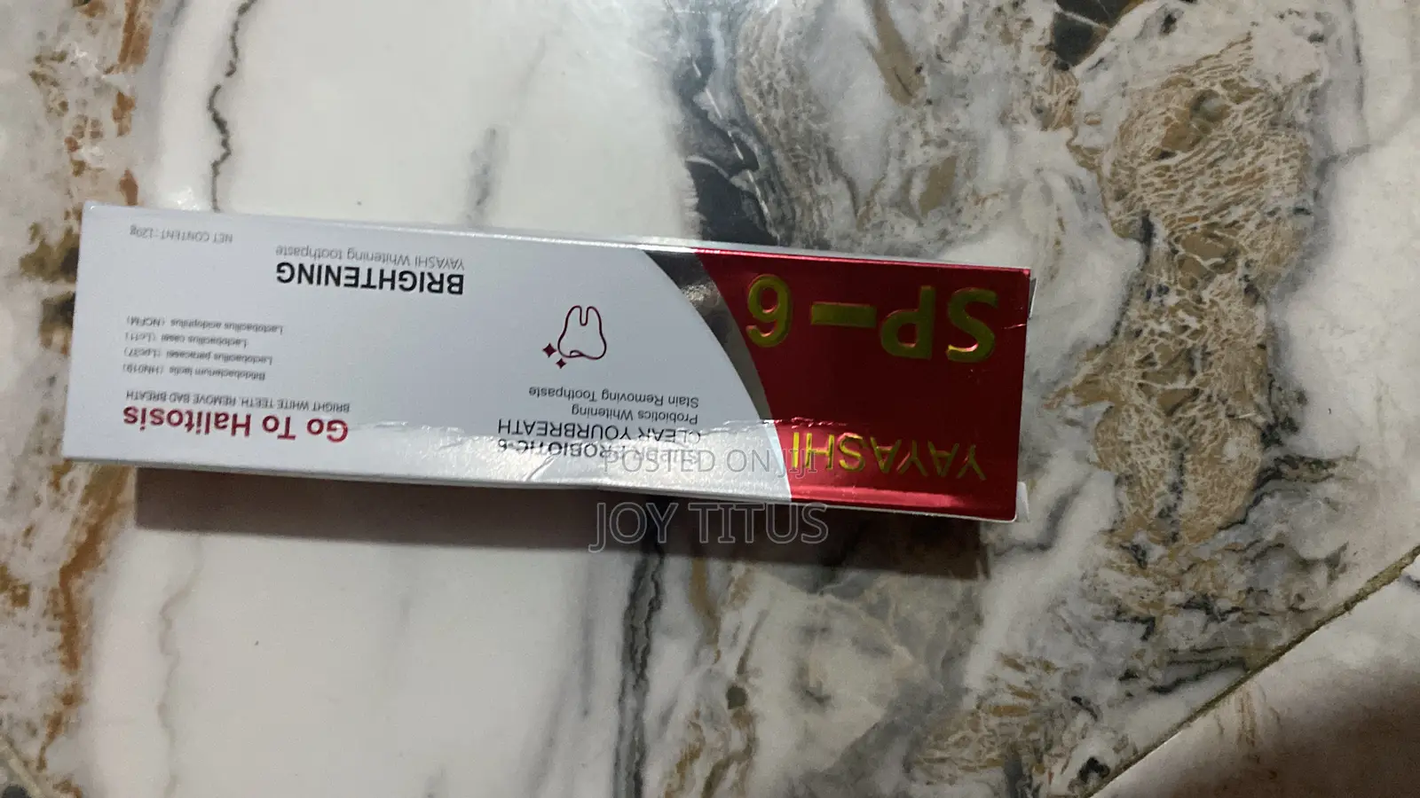 Yayashi Sp-6 Super Probiotic-6 Whitening Toothpaste