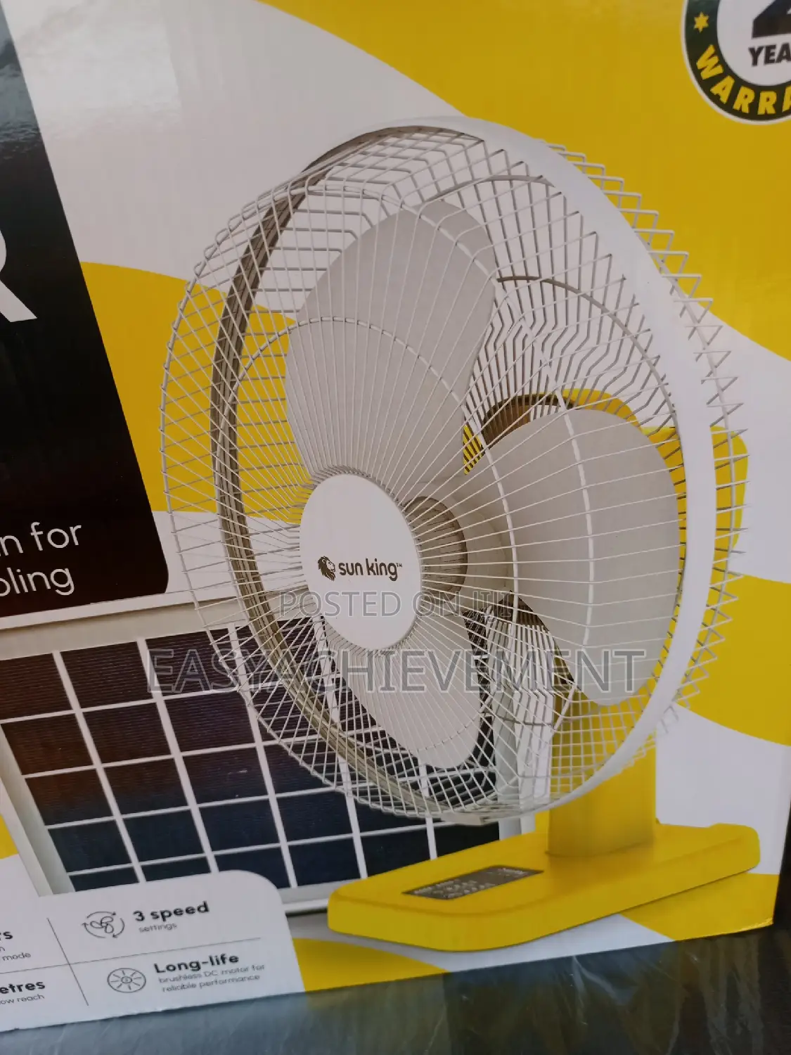Sun King Solar Fan