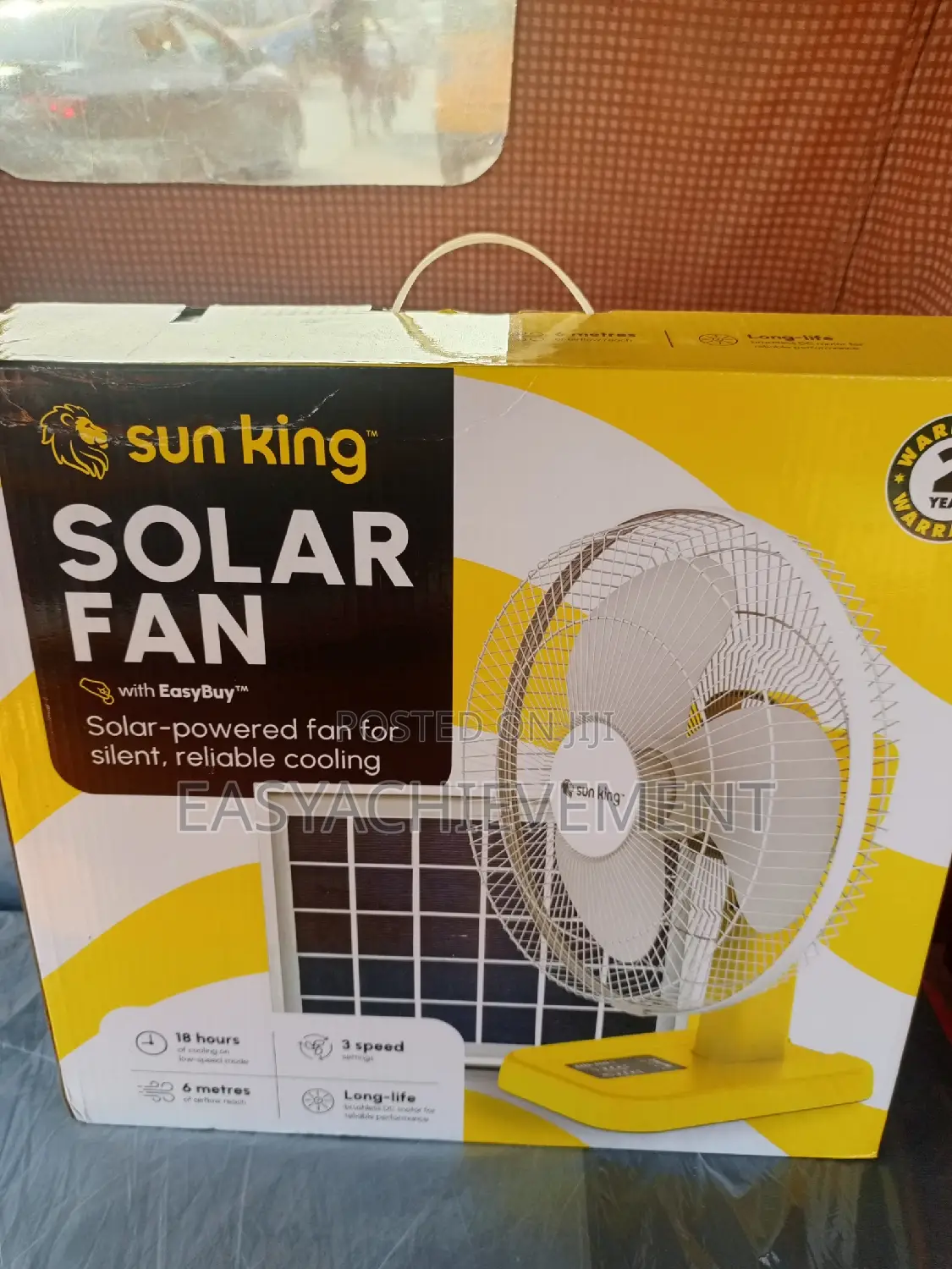 Sun King Solar Fan
