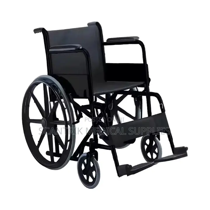 Steel Frame Manual Wheelchair for Long-Term Use