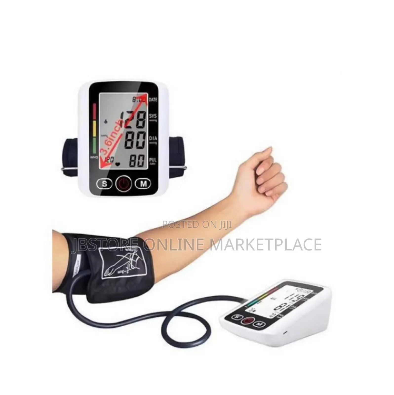 Digital Arm Blood Pressure Testing Kits,Cuff Sensor Monitor,Bp,Tension
