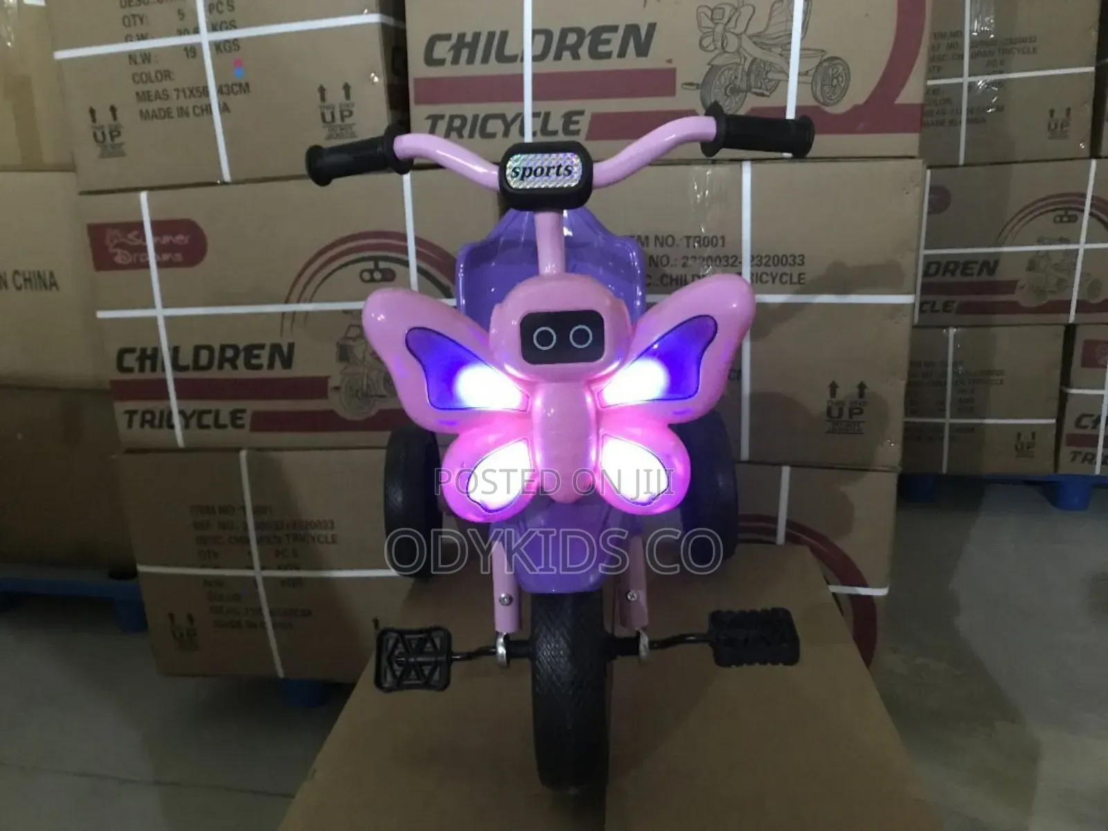 Beauenty Tricycle for Kids Ages 2-4, With Lights Music