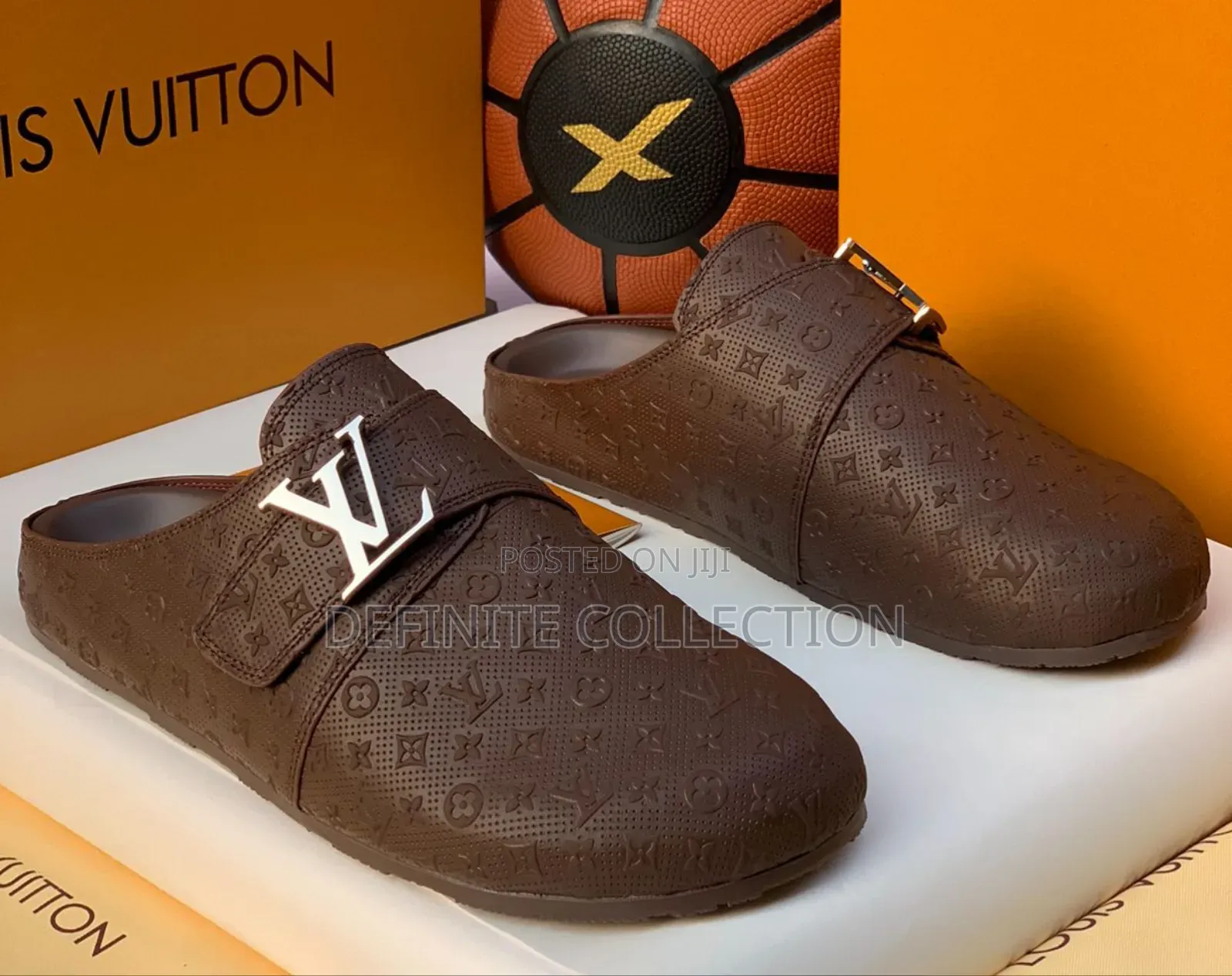 Louis Vuitton Luxury Leather Halfshoe