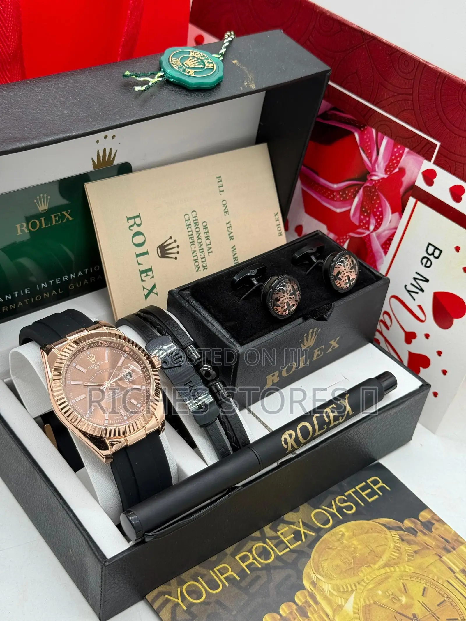 Exclusive Rolex Skydweller Rubber Masculine Set