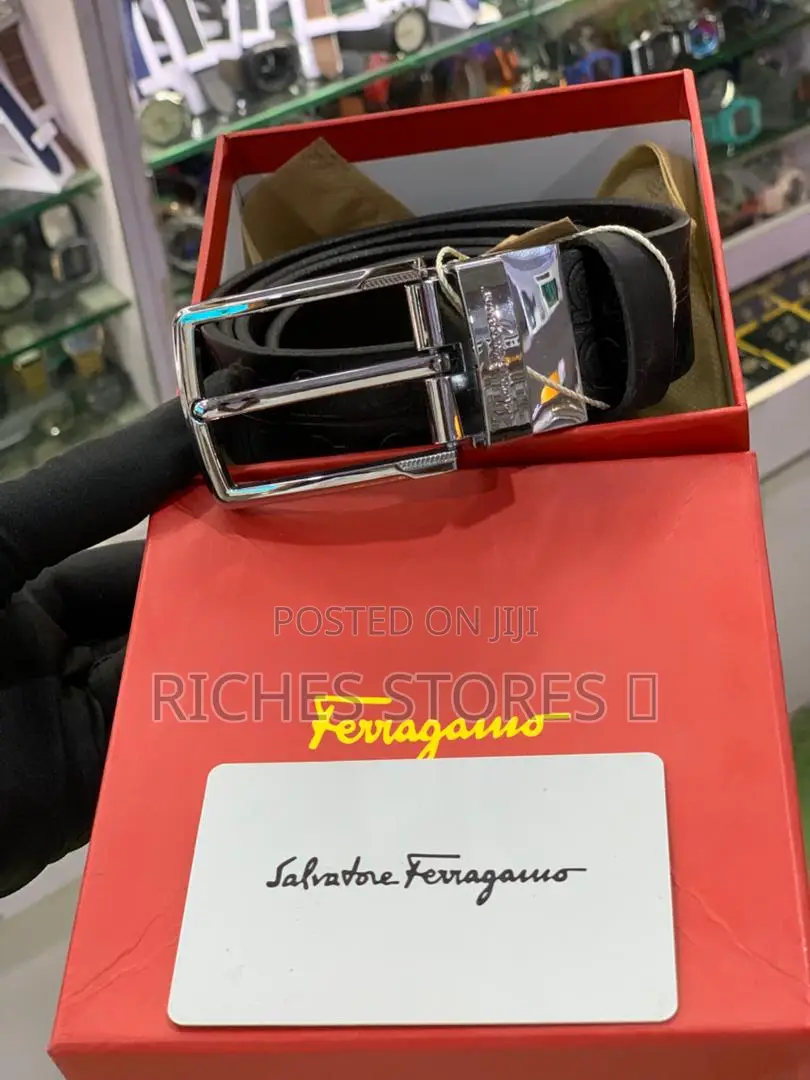 High Quality Ferragamo Leather Men Belt