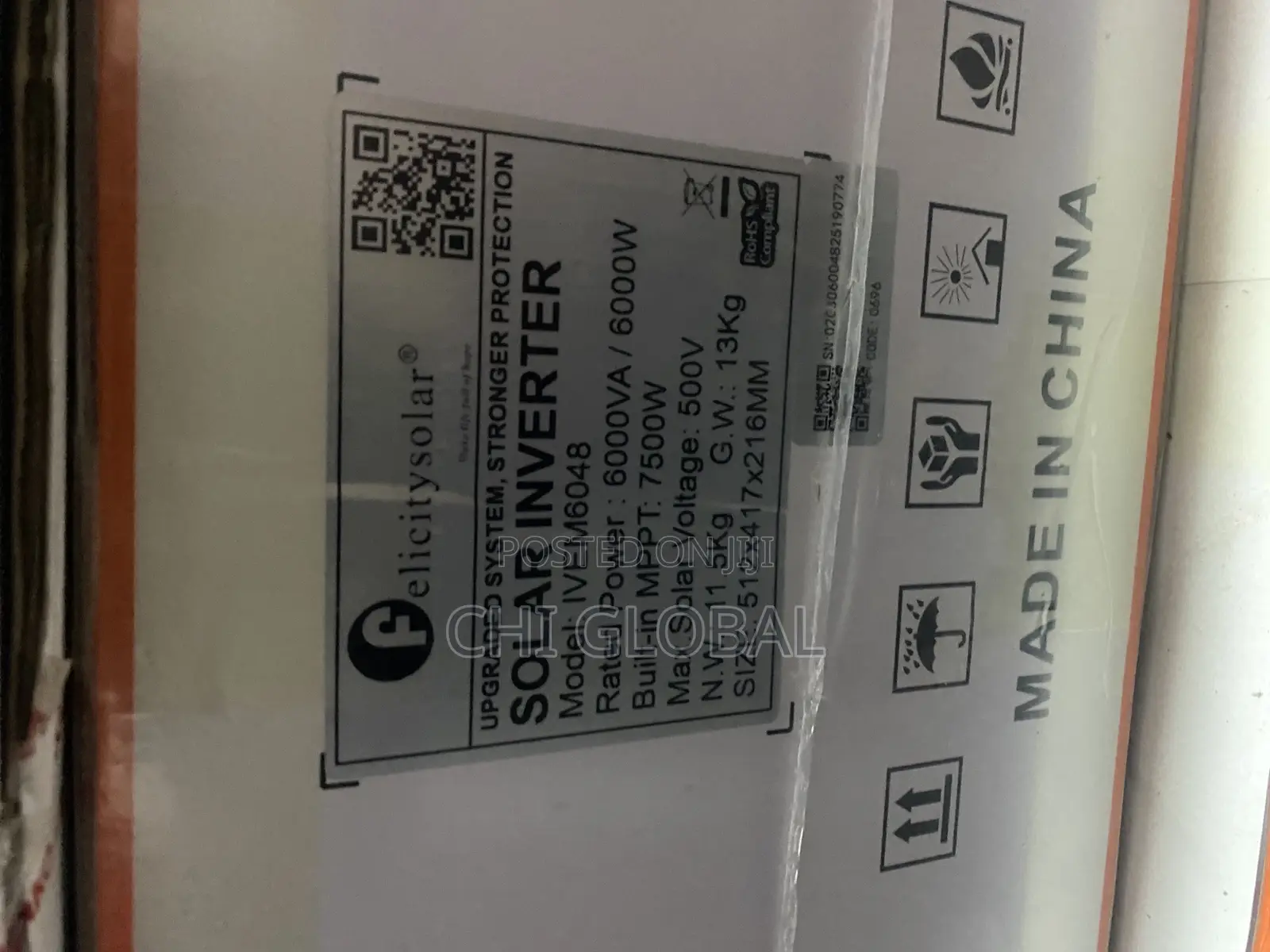 Felicity 6kva 48v Ivpm Hybrid Inverter