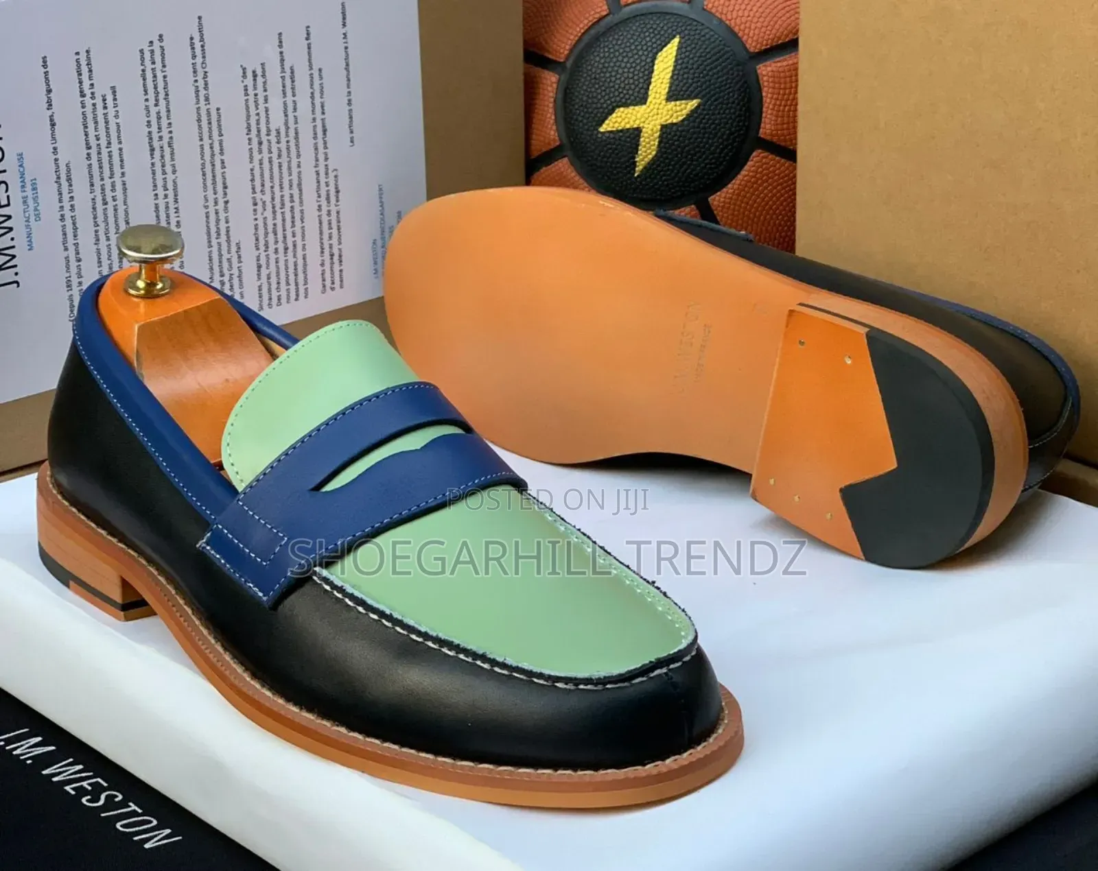 Men J M Weston Loafer Shoe