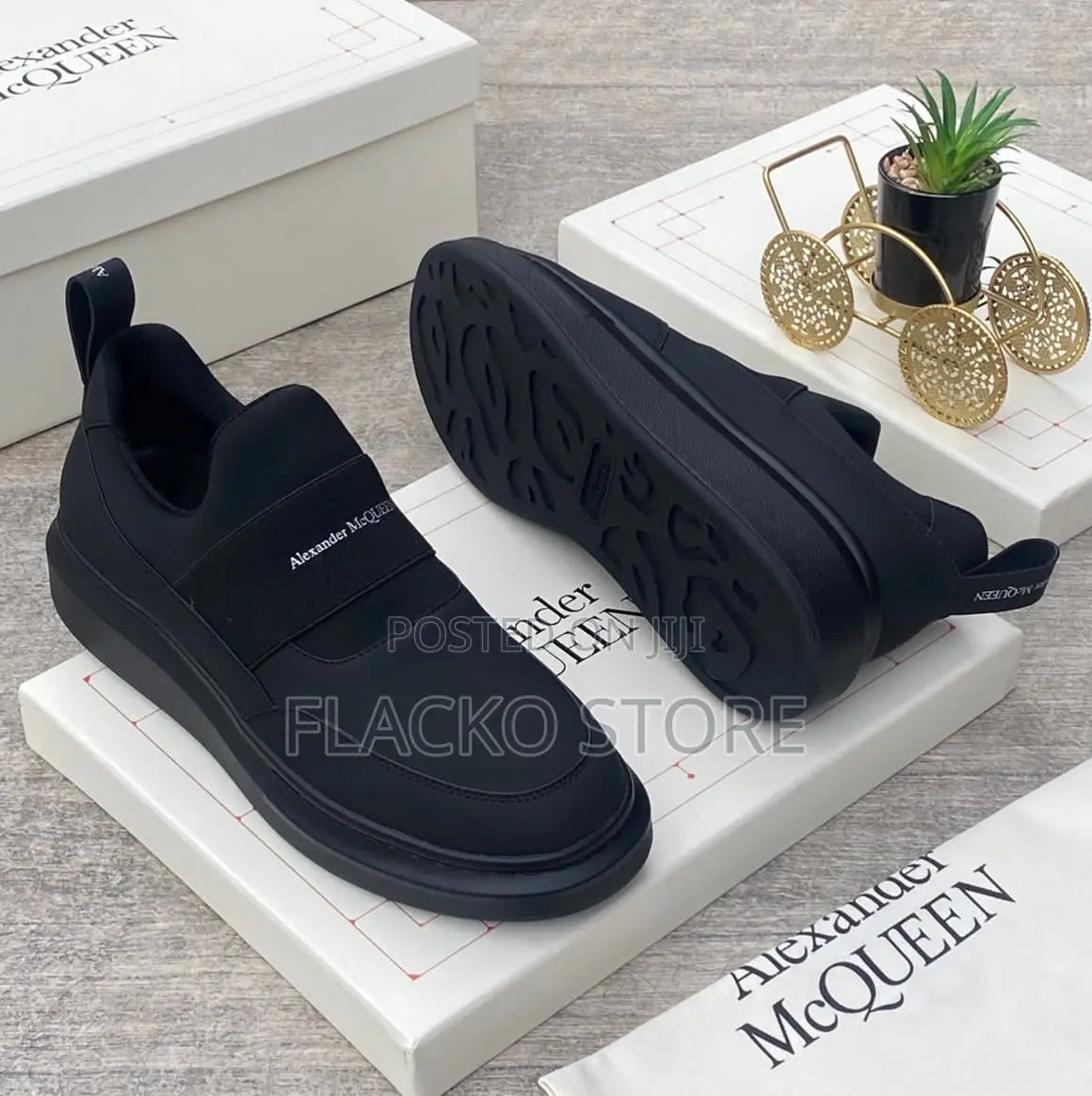 Original Alexander Mcqueen Slip Ons Luxury Sneakers