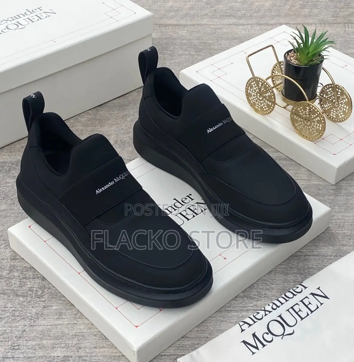 Original Alexander Mcqueen Slip Ons Luxury Sneakers
