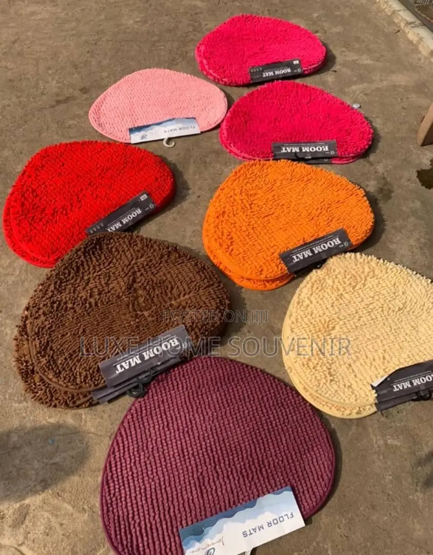 Heart Shape Shaggy Mat