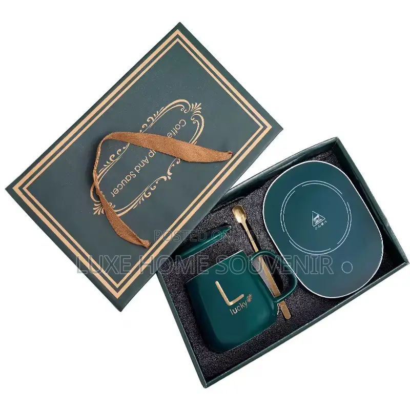 Coffee Mug and Heating Saucer