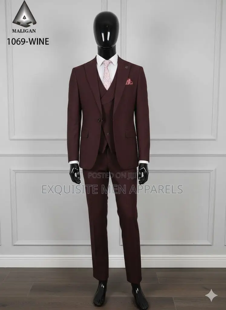 Formal 3pcs Turkish Men’S Suit