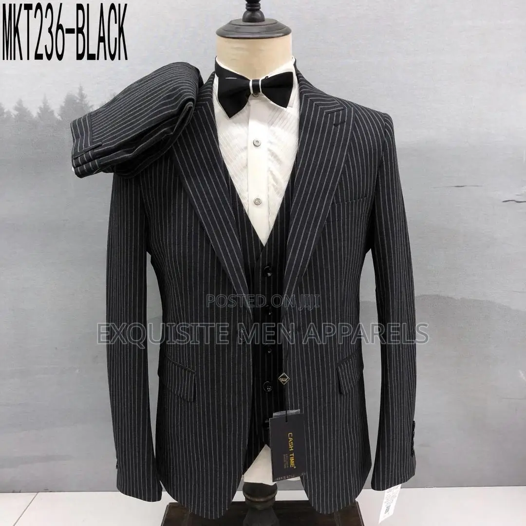 Quality Formal Turkish Stripe Men’S Suit