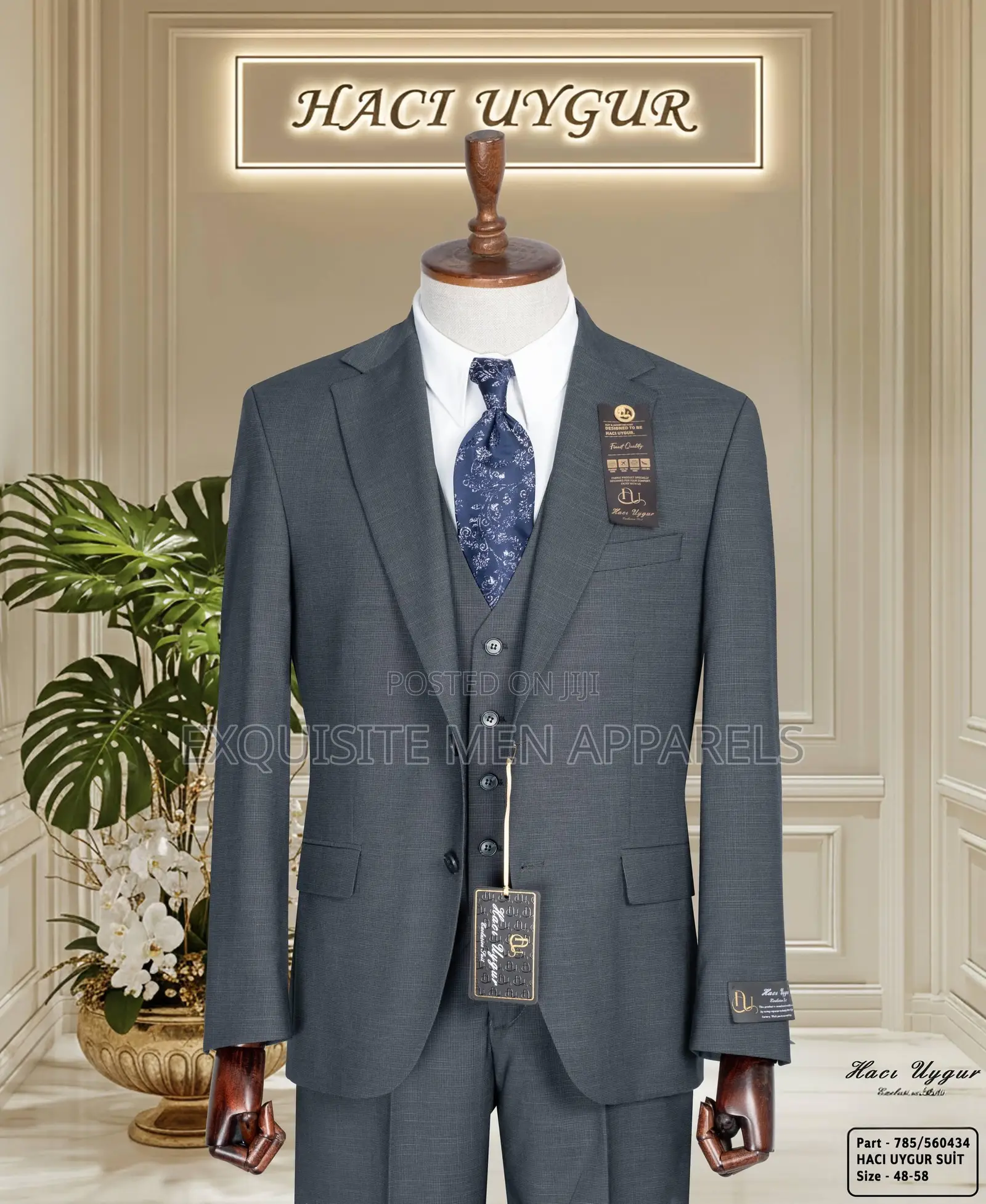 Latest Turkish Brand Formal Men’S Suit