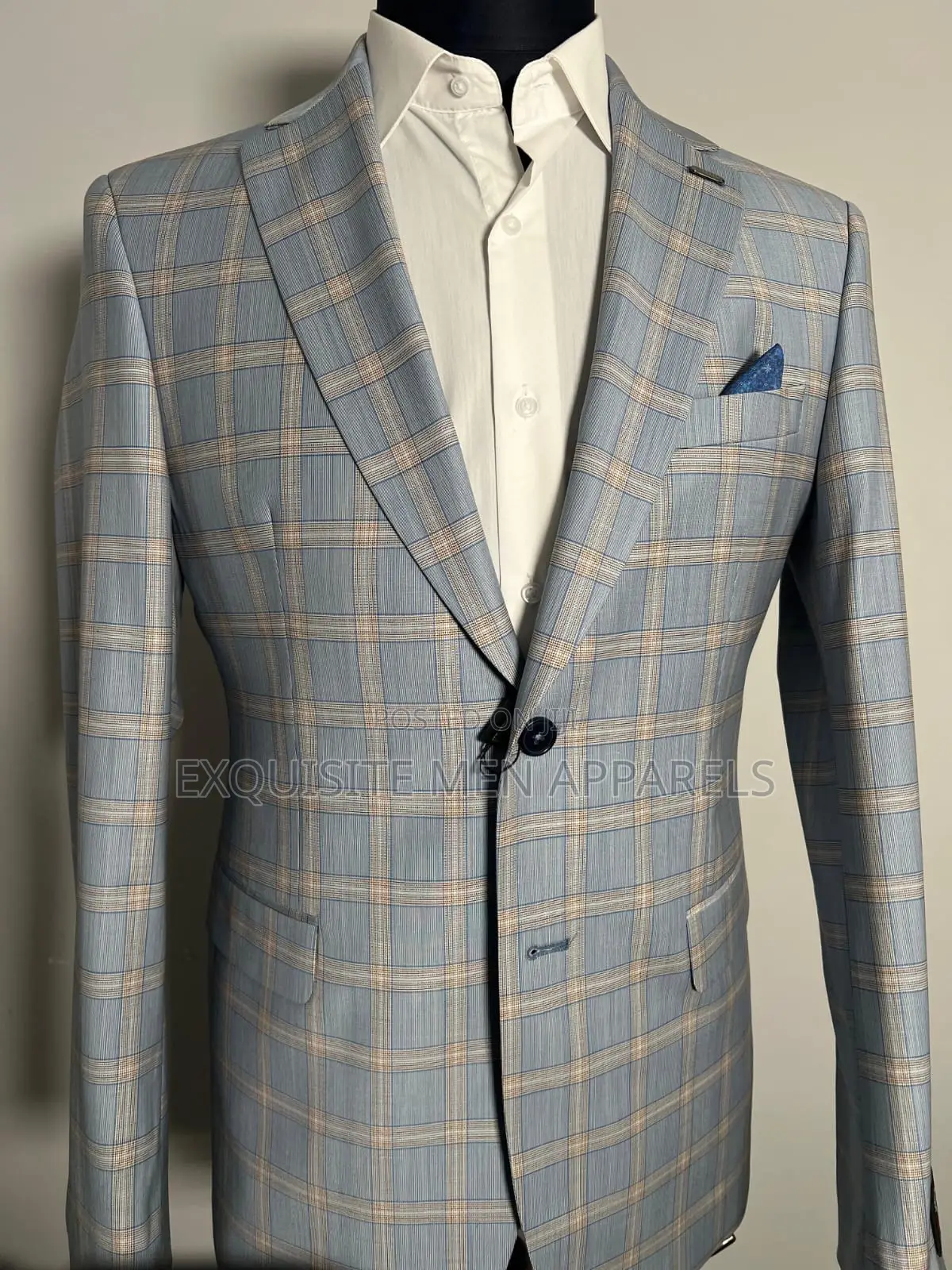 Italian Cashmere Fabric Quality Slimfit Men’S Blazers Suit