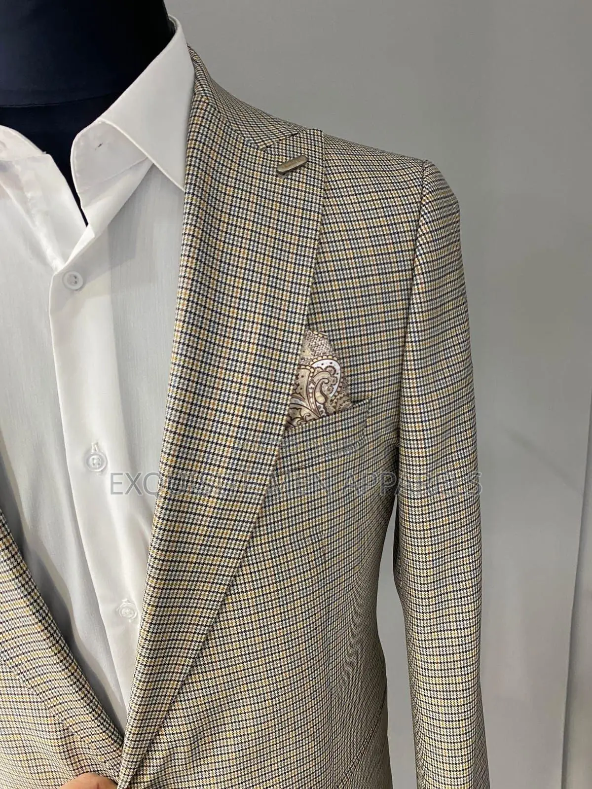 Italian Cashmere Fabric Quality Slimfit Men’S Blazers Suit
