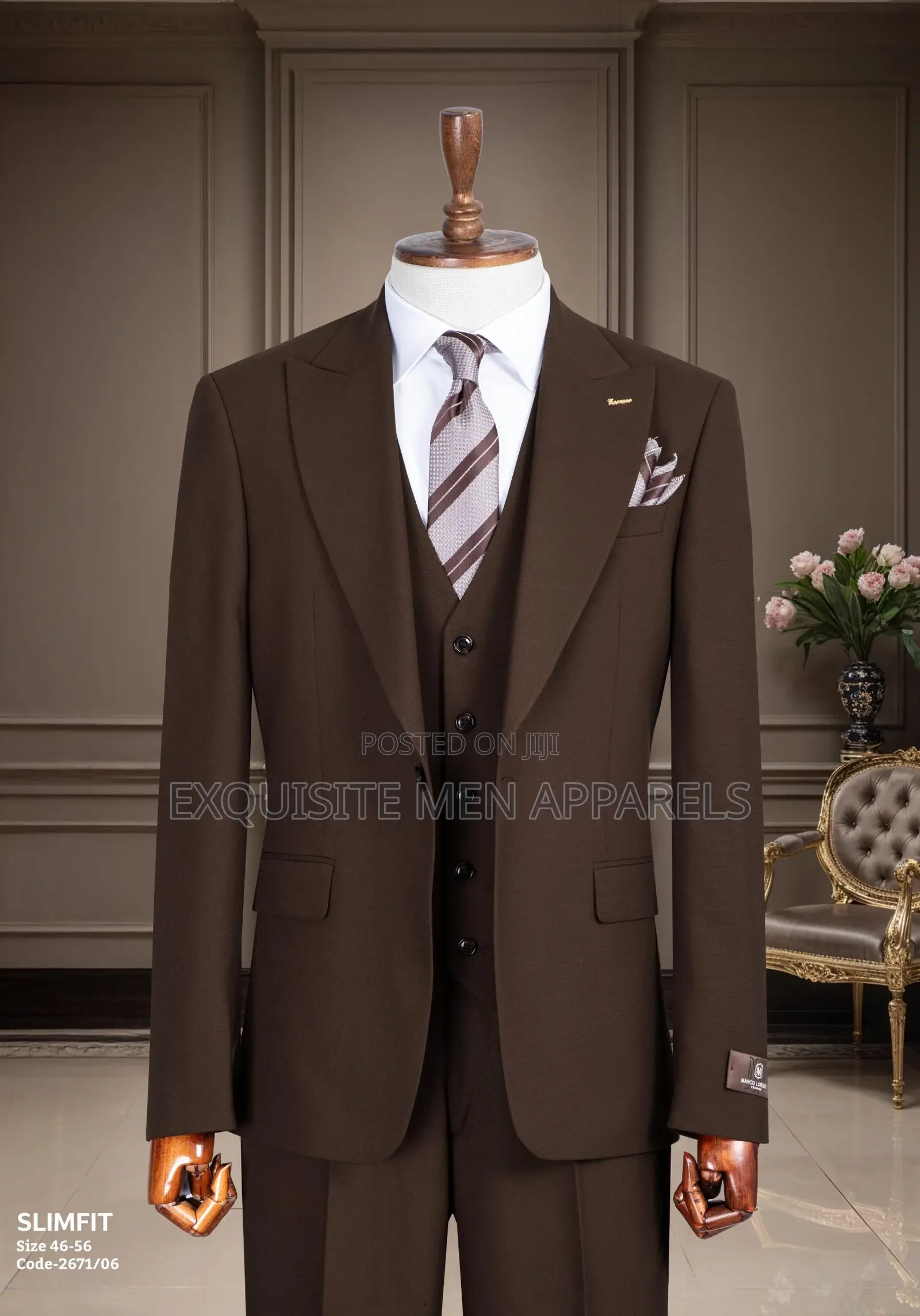 Quality Formal Turkish Slim Fit Men’S Suit