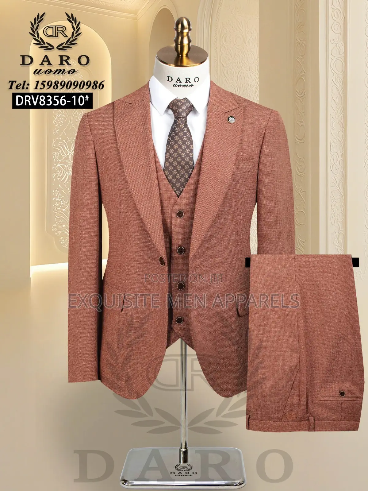 Quality Woolly Fabric Daro Turkish Men’S Suit