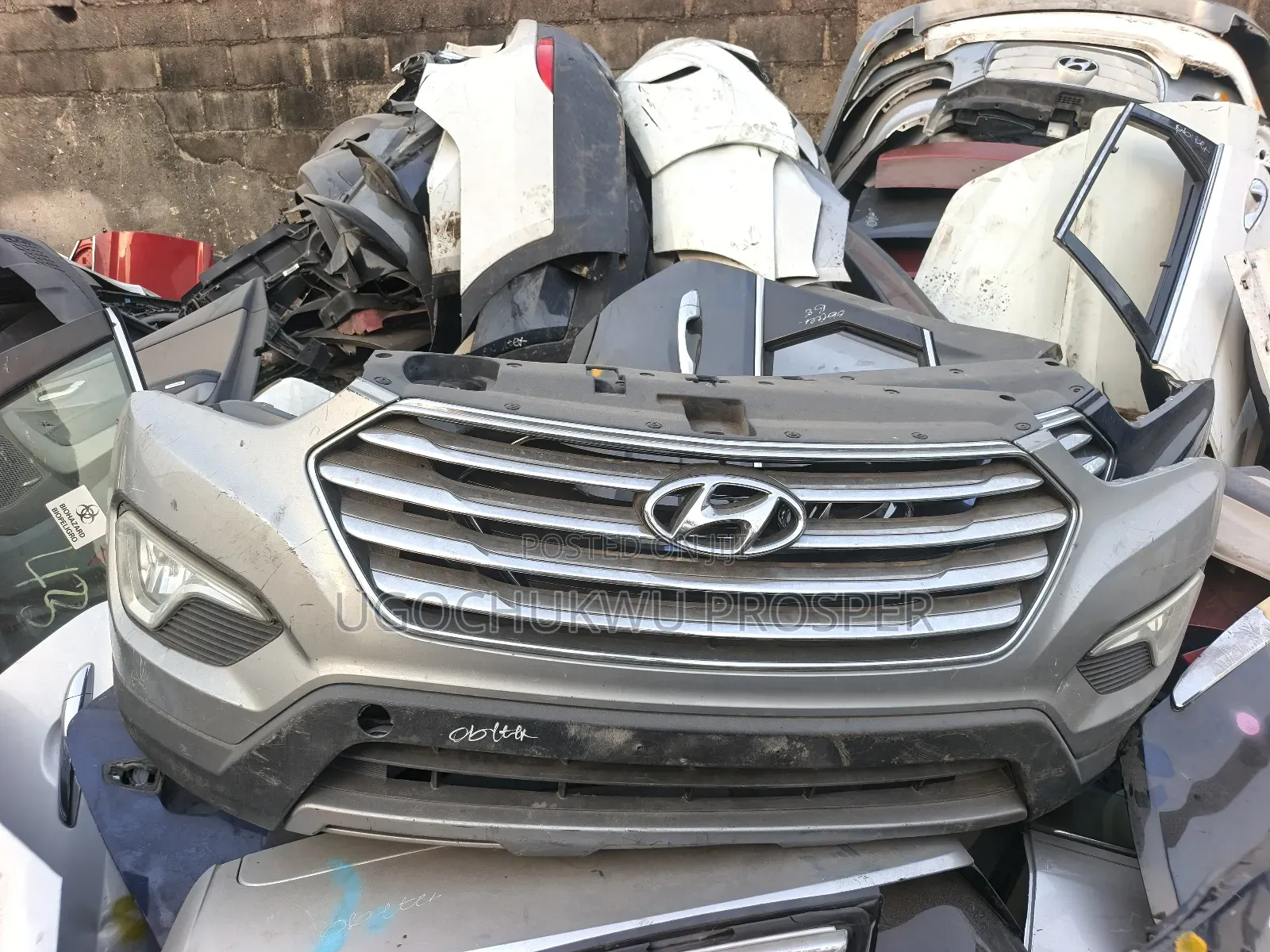 Complete Front Bumper for Grade Santa Fe 2014
