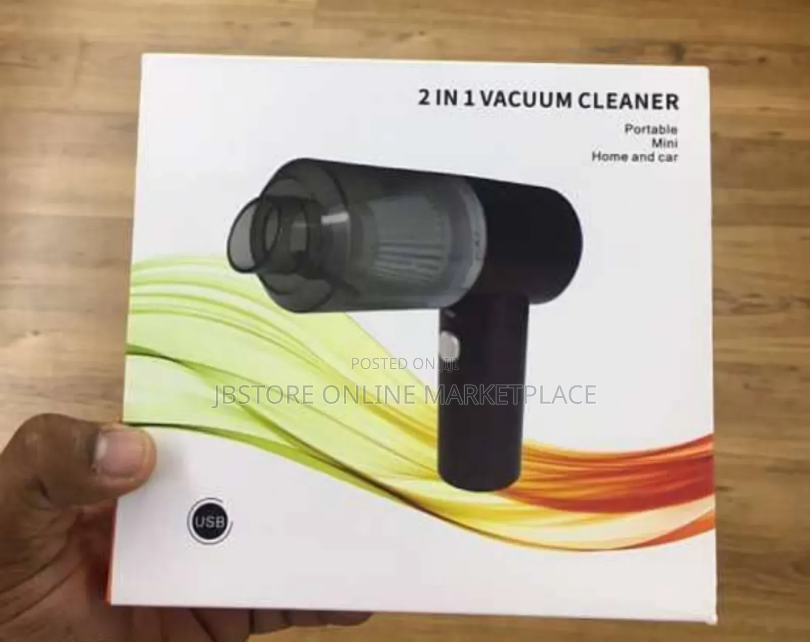 Rechargeable 2 in 1 Vacuum Cleaner for Car, Home and Office