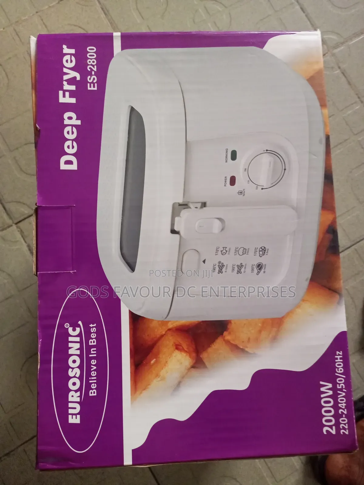 Eurosonic Deep Fryer 3 Liters