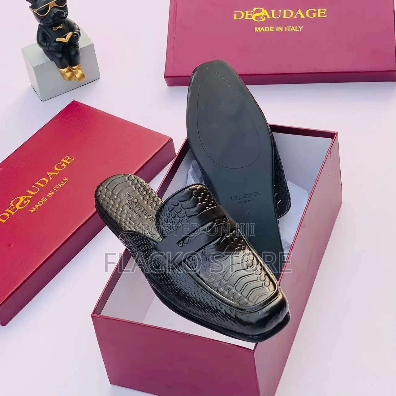 Original Desaudage Leather Mules