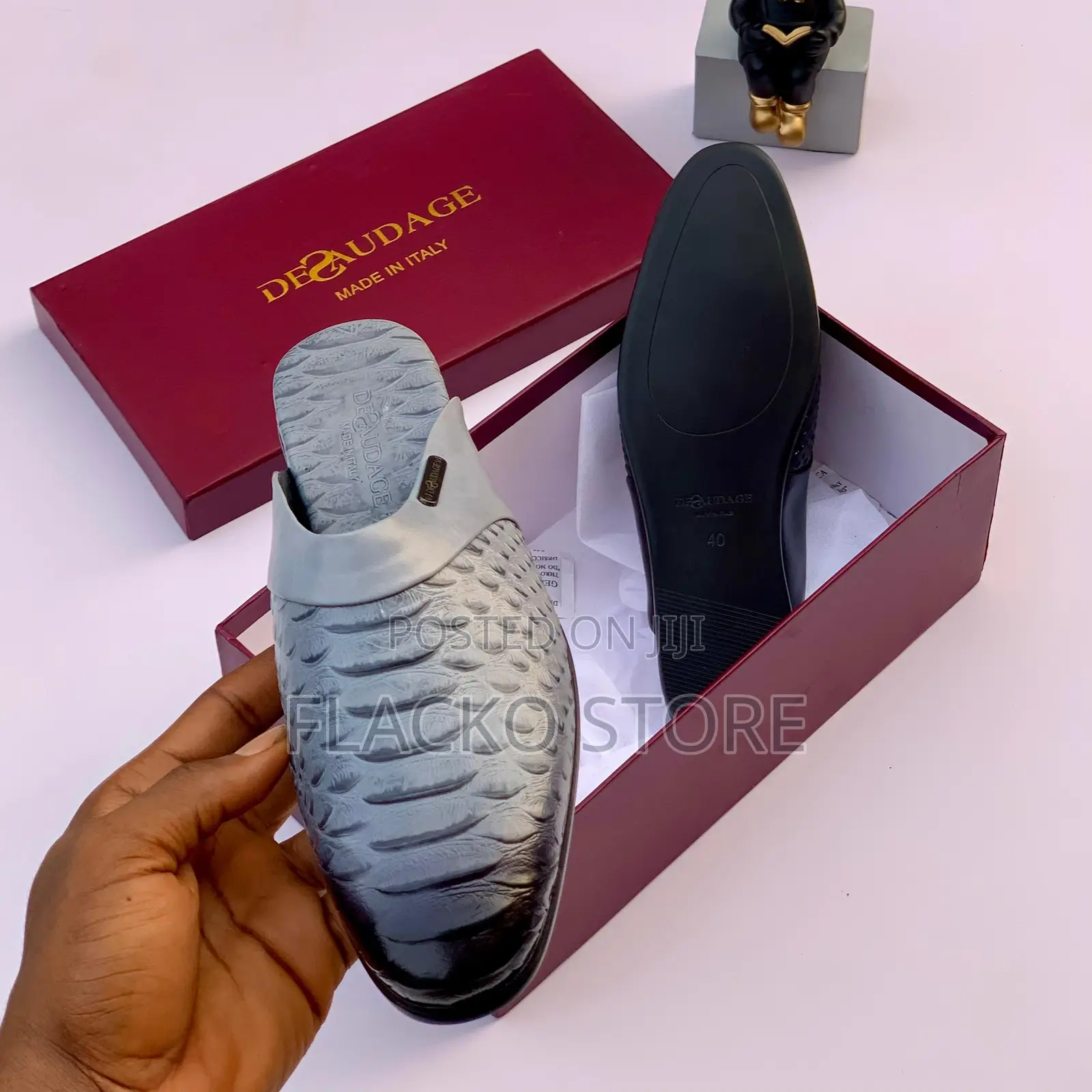 Original Desaudage Leather Mules