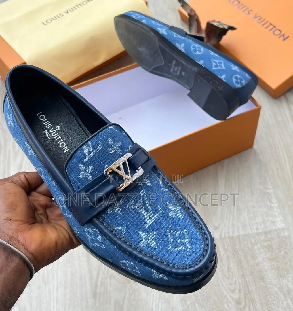 Monogram Denim Louis Vuitton Loafers