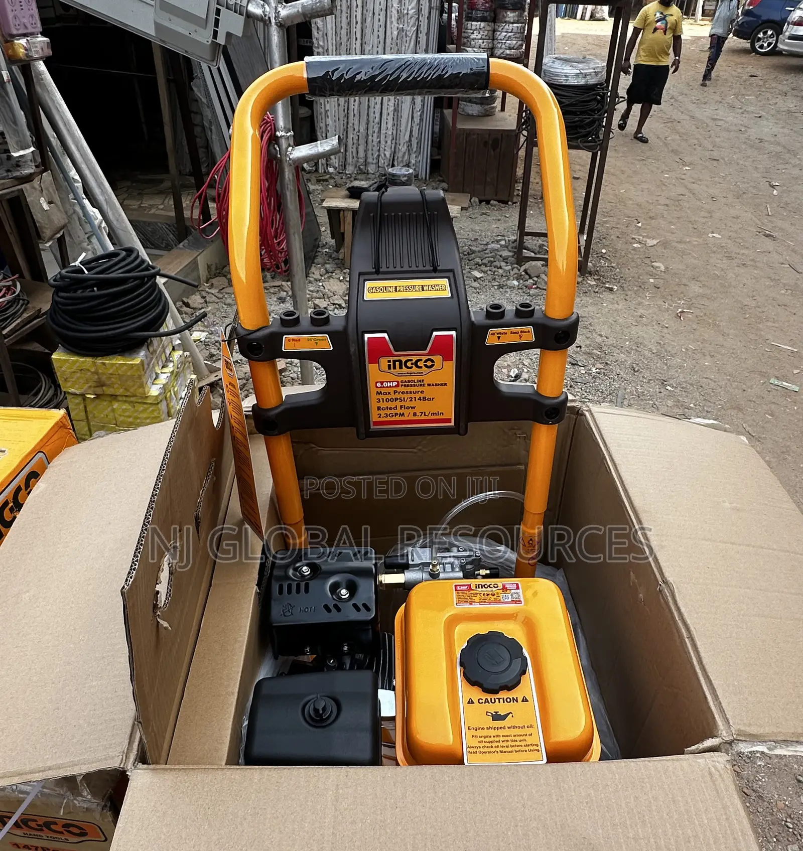 Ingco Gasoline Pressure Washer 6.0hp