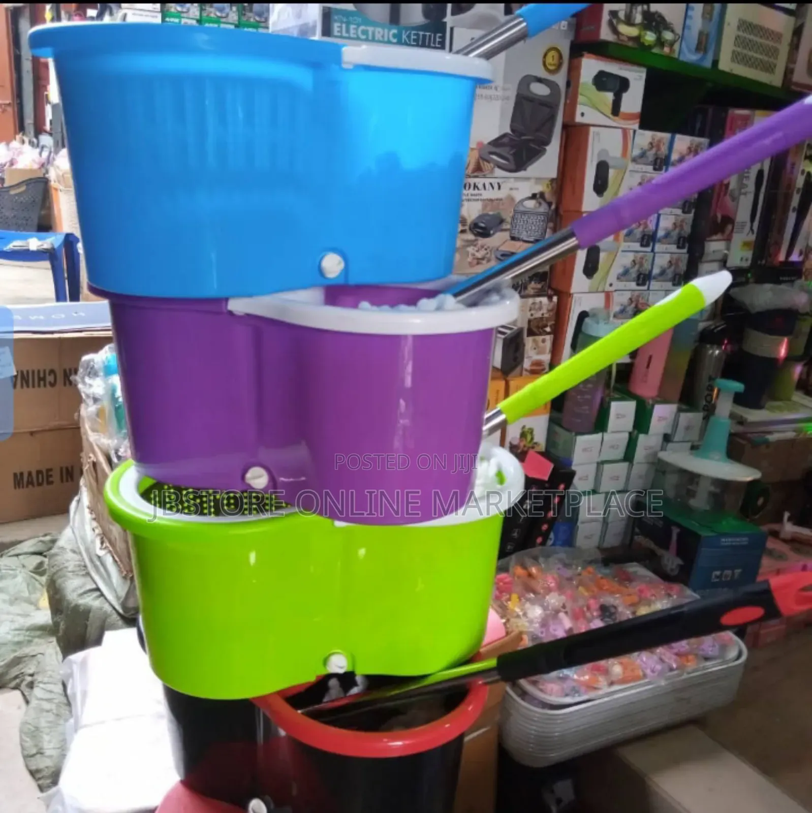 Magic Stainless Spin Mob and Bucket